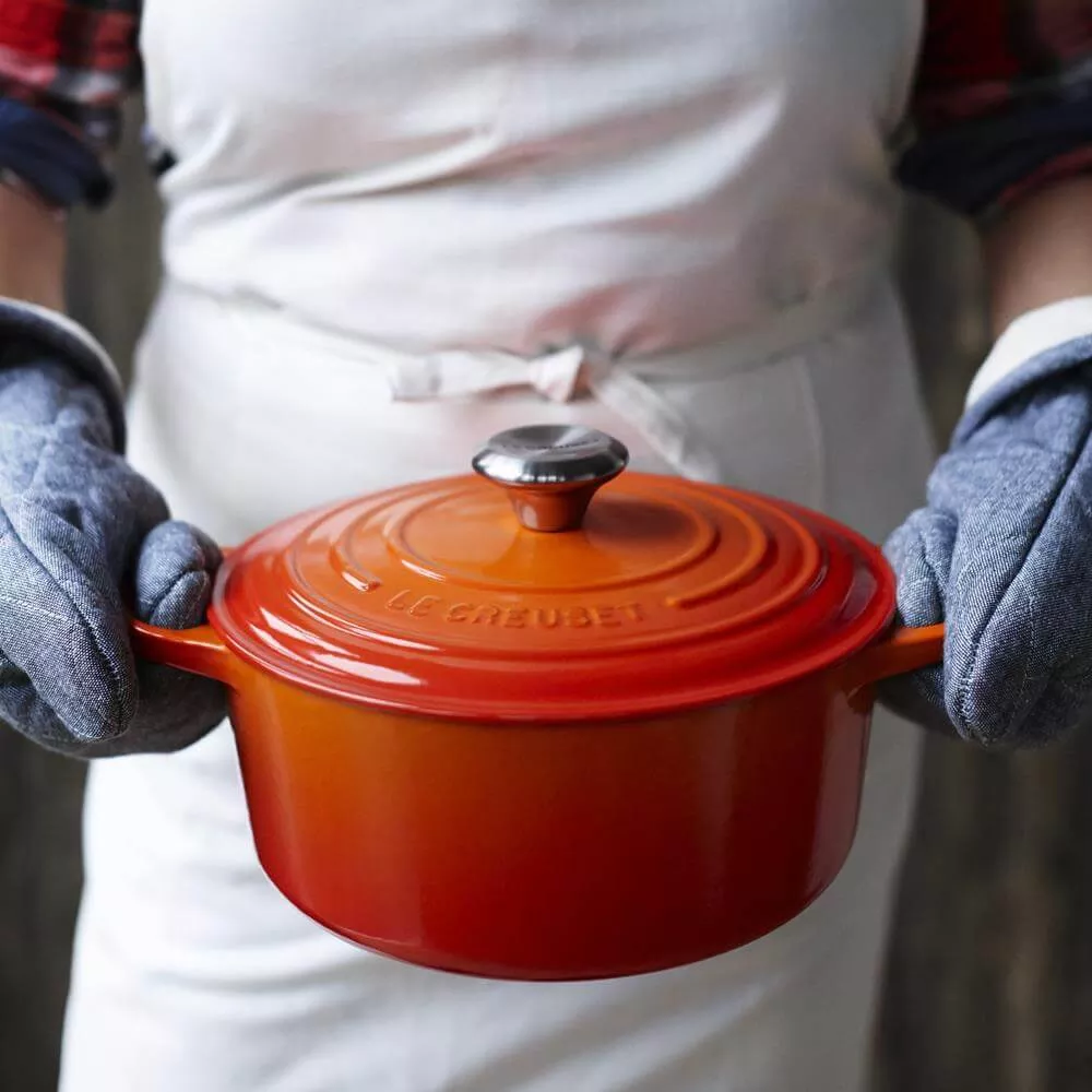 Le Creuset Signature Volcanic Cast Iron Round Casserole 28cm